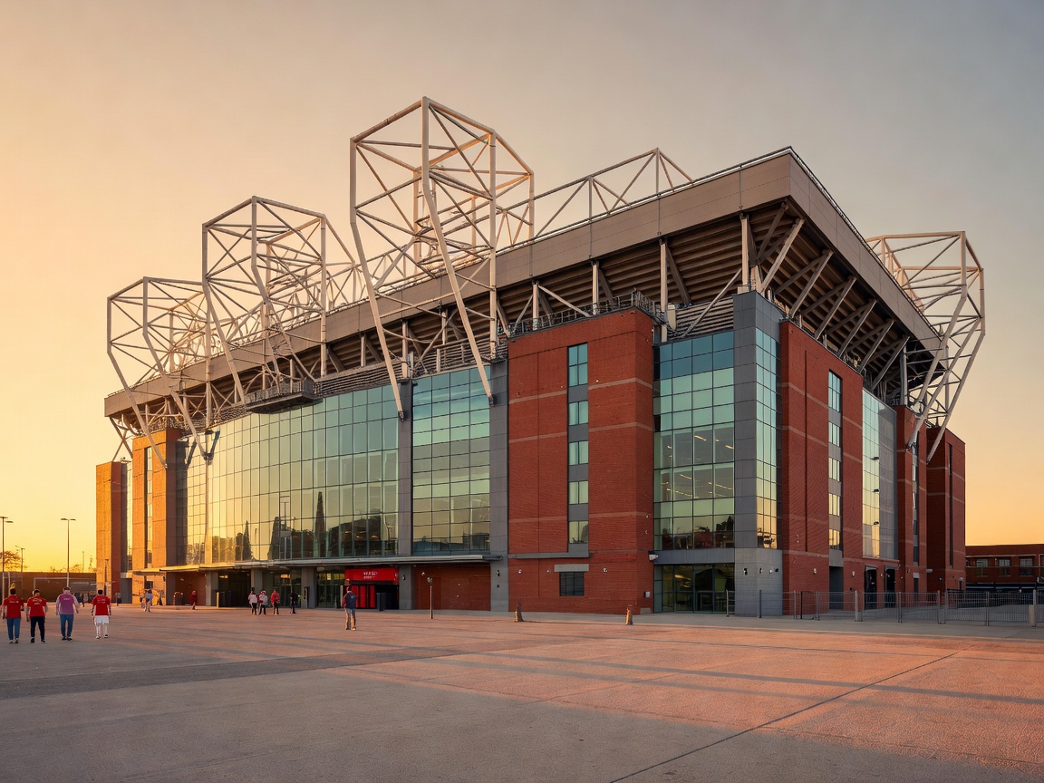 Old Trafford Manchester United football stadium exterior